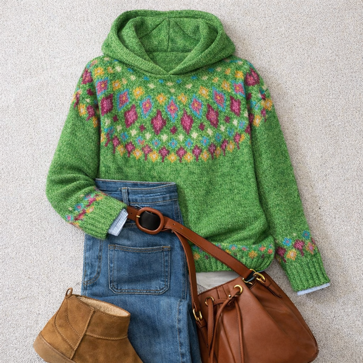 Monica | Cozy Knit Hoodie